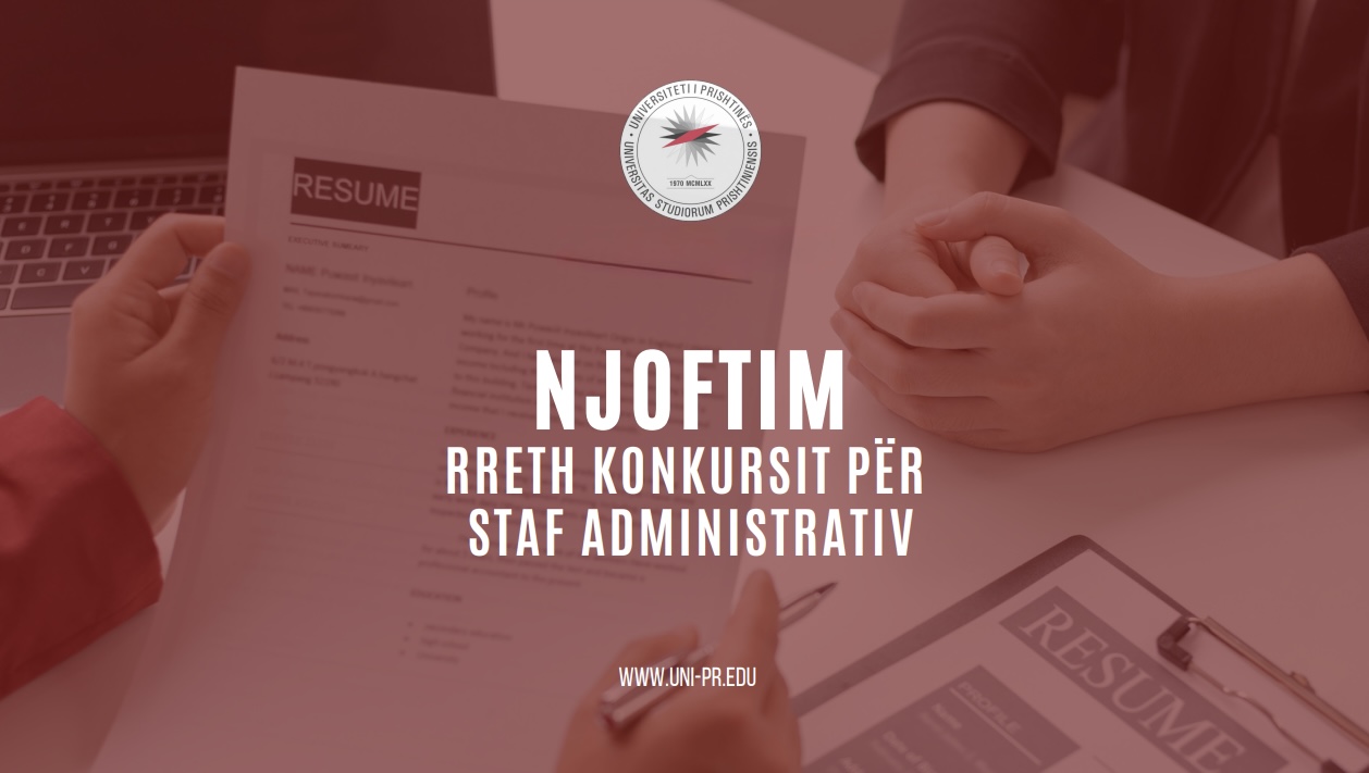 Universiteti i Prishtinës shpall konkurse për 30 pozita në administratë 